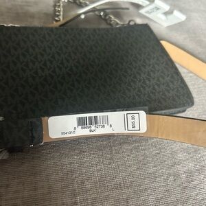 Black Monogram Crossbody Bag